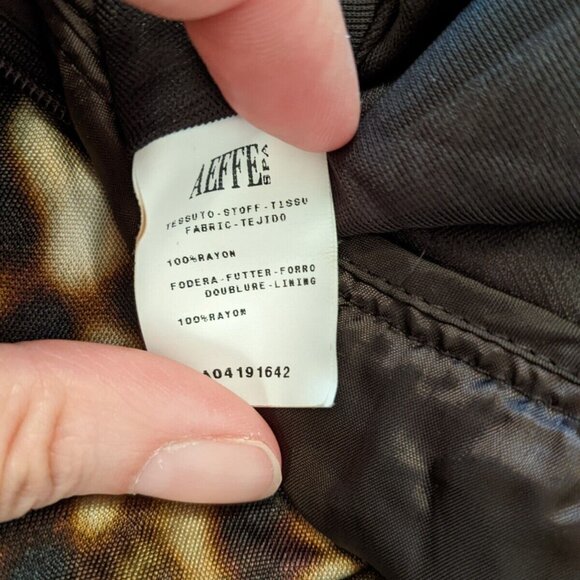 Valentino Hiver 2008 women's leopard print long sleeve dress in size small - Picture 5 of 9